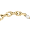 Thumbnail Image 1 of BOSS Leah Ladies' Gold-Tone & Pearl Chain Bracelet