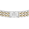 Thumbnail Image 1 of BOSS Isla Two-Tone IP Steel Multi Link Chain Bracelet