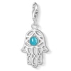 Thumbnail Image 0 of Thomas Sabo Ladies' Silver Turquoise Hamsa Charm