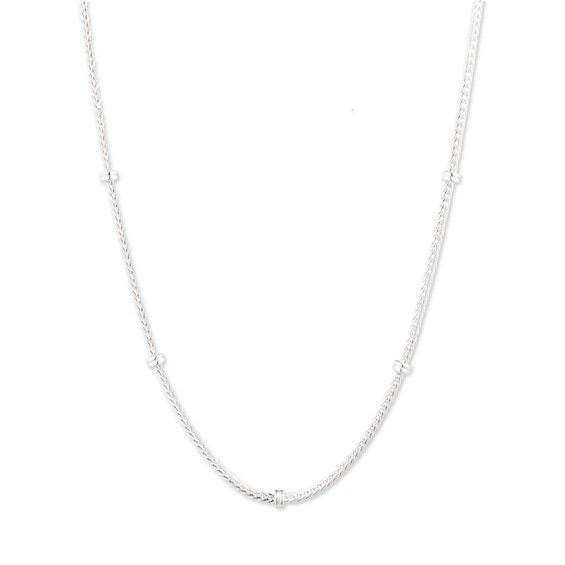 Lauren Ralph Lauren Sterling Silver Herringbone Necklace