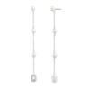 Thumbnail Image 0 of Lauren Ralph Lauren Sterling Silver Cubic Zirconia & Pearl Drop Stud Earrings