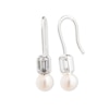 Thumbnail Image 0 of Lauren Ralph Lauren Sterling Silver Cubic Zirconia & Pearl Drop Hook Earrings