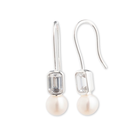 Lauren Ralph Lauren Sterling Silver Cubic Zirconia and Pearl