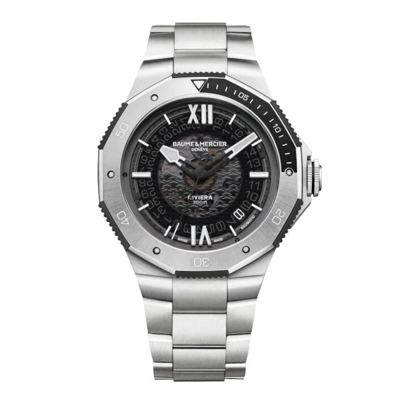 Baume & Mercier Riviera 10717 Men's Grey Dial & Bracelet Watch