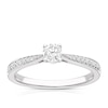 Thumbnail Image 1 of Engagement Ring 9ct White Gold 0.33ct Diamond Solitaire Claw Set Ring