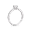 Thumbnail Image 2 of 9ct White Gold 0.50ct Diamond Claw Set Solitaire Ring