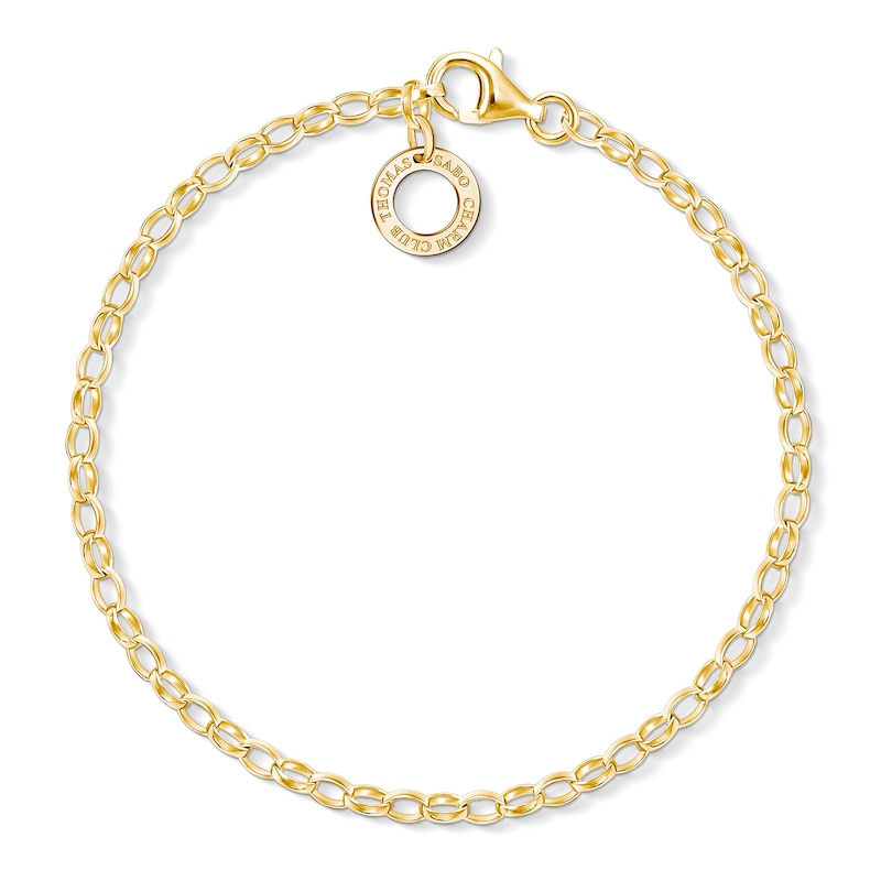 Thomas Sabo Ladies' Yellow Gold Plated 7 Inch Charm Bracelet