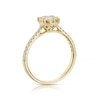 Thumbnail Image 2 of 18ct Yellow Gold 0.50ct Diamond Round Halo Cluster Ring