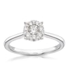 Thumbnail Image 0 of 18ct White Gold 0.33ct Diamond Round Halo Cluster Ring