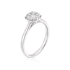 Thumbnail Image 1 of 18ct White Gold 0.33ct Diamond Round Halo Cluster Ring
