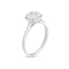 Thumbnail Image 1 of 18ct White Gold 0.50ct Diamond Round Halo Cluster Ring