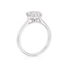 Thumbnail Image 2 of 18ct White Gold 0.50ct Diamond Round Halo Cluster Ring