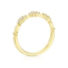 Thumbnail Image 2 of 9ct Yellow Gold 0.14ct Diamond Claw Set Trio Eternity Ring