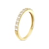 Thumbnail Image 1 of 18ct Yellow Gold 0.25ct Diamond Round & Baguette Cut Half Eternity Ring