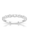 Thumbnail Image 0 of Platinum 0.50ct Diamond Round Cut Half Eternity Ring