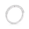 Thumbnail Image 2 of Platinum 0.50ct Diamond Round Cut Half Eternity Ring