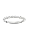 Thumbnail Image 0 of 9ct White Gold 0.33ct Diamond Claw Set Half Eternity Ring