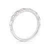 Thumbnail Image 2 of 9ct White Gold 0.26ct Diamond Twist Eternity Ring