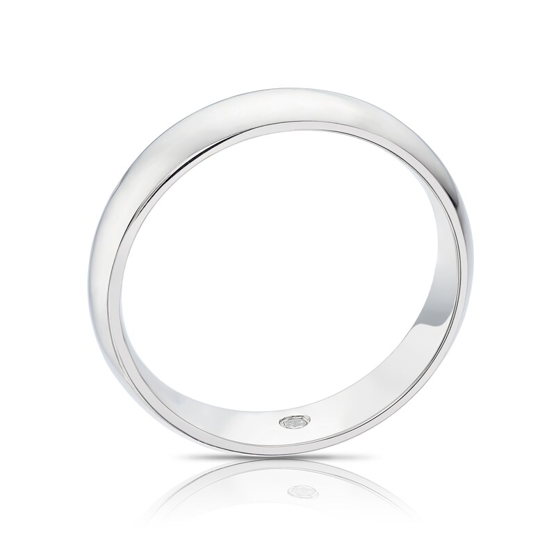 Origin Platinum Diamond 5mm Comfort Fit Wedding Band