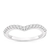 Thumbnail Image 0 of 18ct White Gold 0.25ct Diamond Wave Shaped Ring