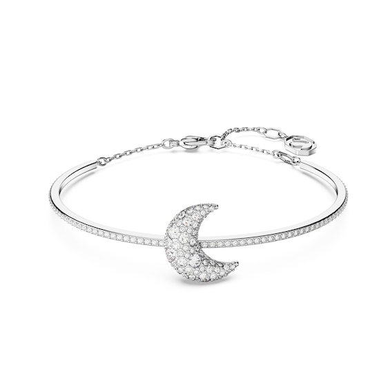 Swarovski Luna Silver Tone Moon Bracelet