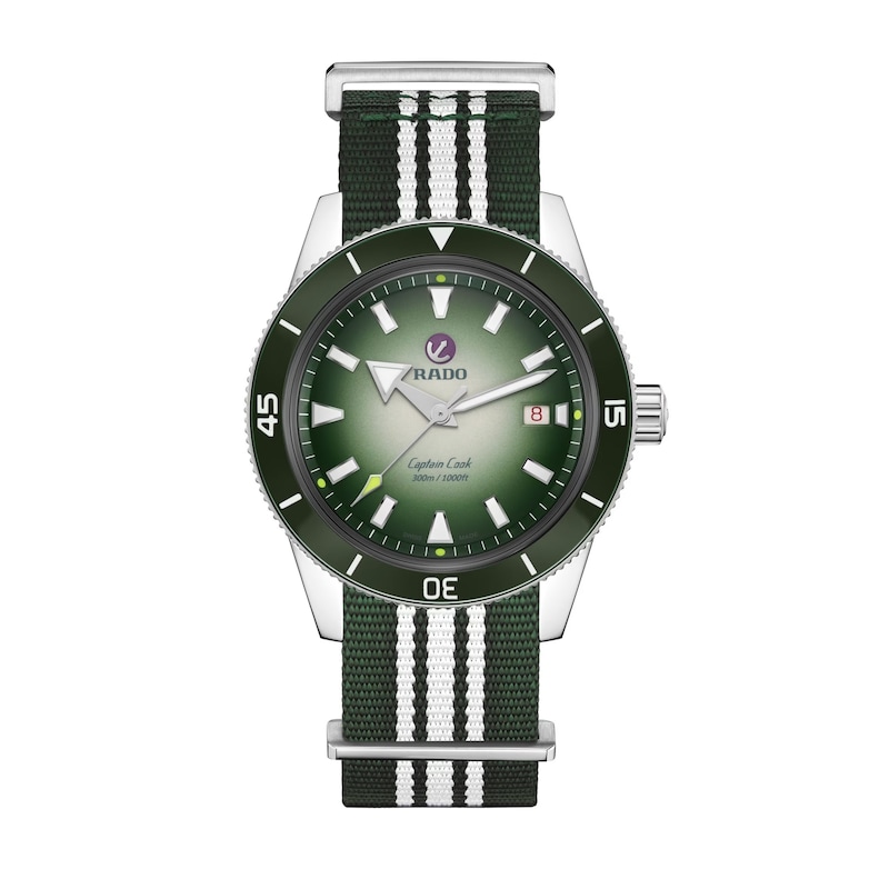 Rado Captain Cook x Cameron Norrie Green Dial & Steel Limited Edition Watch