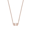 Thumbnail Image 1 of Emporio Armani Rose Gold-Tone Stainless Steel Pendant Necklace