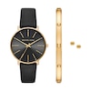 Thumbnail Image 0 of Michael Kors Pyper Leather Strap Watch, Gold-Tone Bracelet & Earring Giftset