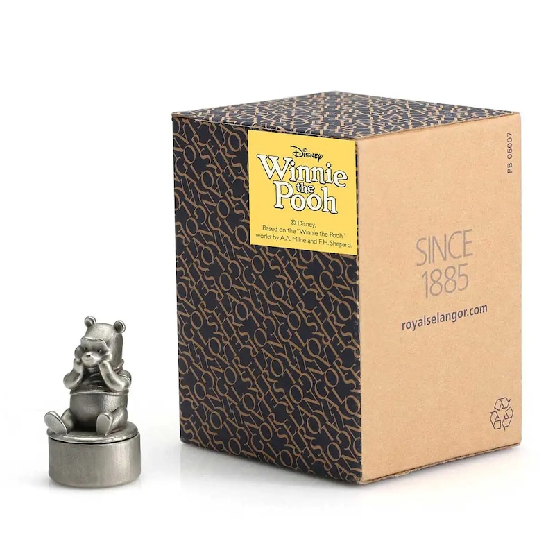 Royal Selangor Disney Winne The Pooh Poohsticks Pewter Tooth Box