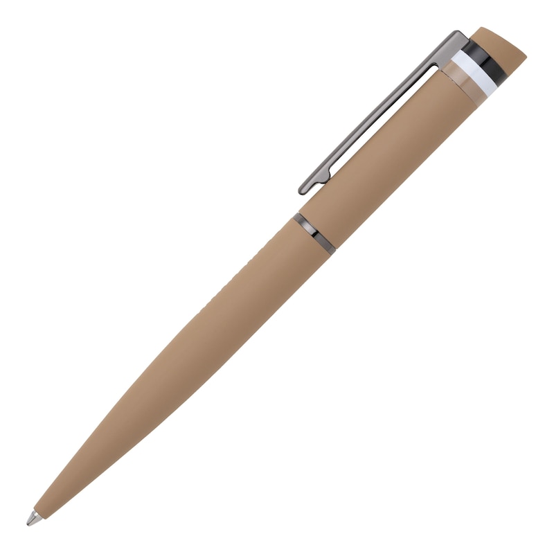 Main Image 3 of BOSS Iconic Engraved Tan Ballpoint Pen