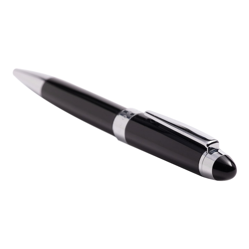 Main Image 3 of BOSS Iconic Black & Chrome Ballpoint Pen