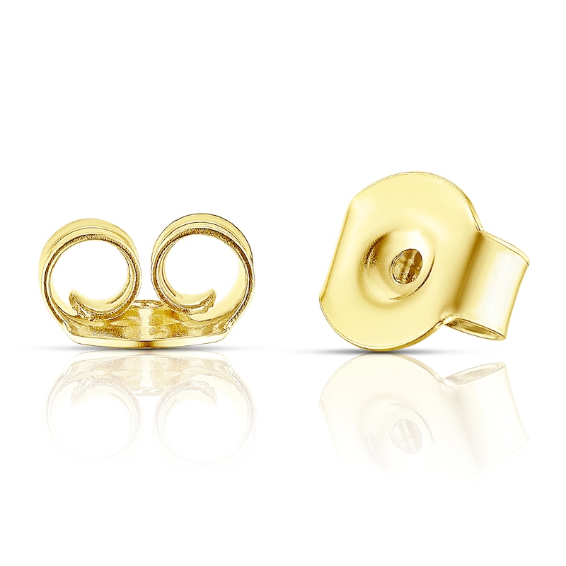 9ct Yellow Gold Opal 0.05ct Diamond Pear Cut Halo Drop Earrings