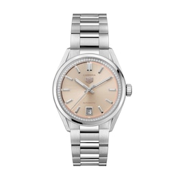 TAG Heuer Carrera Ladies' Diamond Pink Dial Bracelet Watch