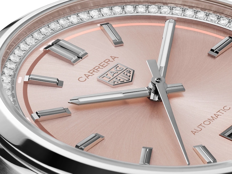 TAG Heuer Carrera Ladies' Diamond Pink Dial Bracelet Watch