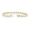 Thumbnail Image 3 of 9ct Yellow Gold 5ct Diamond GSI Certified Tennis Bracelet
