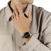 Thumbnail Image 5 of Rado Centrix Diamond Black Ceramic & PVD Bracelet Watch