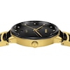 Thumbnail Image 2 of Rado Centrix Diamond Black & Gold-Tone PVD Bracelet Watch