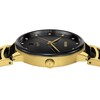 Thumbnail Image 2 of Rado Centrix Diamond Black & Gold-Tone PVD Bracelet Watch