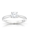 Thumbnail Image 0 of 18ct White Gold 0.50ct Diamond Round Cut Four Claw Solitaire Ring