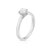 Thumbnail Image 1 of 18ct White Gold 0.50ct Diamond Round Cut Four Claw Solitaire Ring