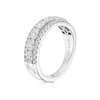 Thumbnail Image 1 of Vera Wang Platinum 0.95ct Diamond Oval Eternity Ring