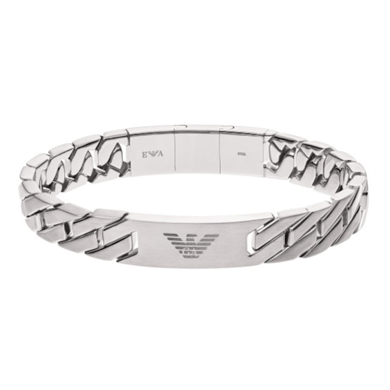Men's Emporio Armani Stainless Steel 7.2" Chain Link Bracelet