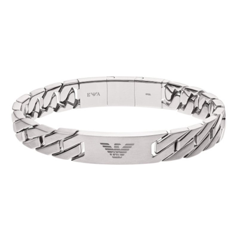 Emporio Armani Men's Stainless Steel 7.2 Inch Chain Link Bracelet