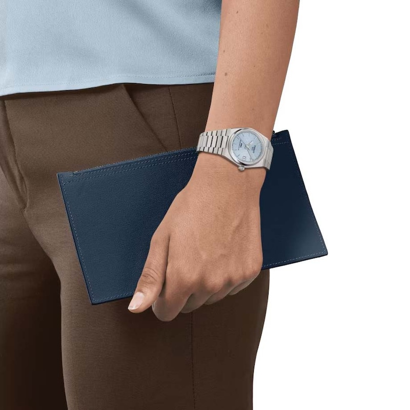 Main Image 3 of Tissot PRX 35mm Light Blue Dial & Stainless Steel Bracelet Watch