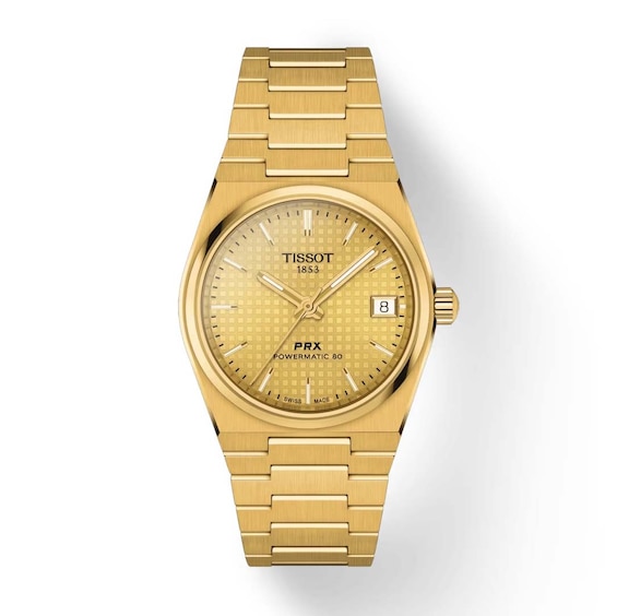 Tissot PRX Ladies’ Gold-Tone Bracelet Watch