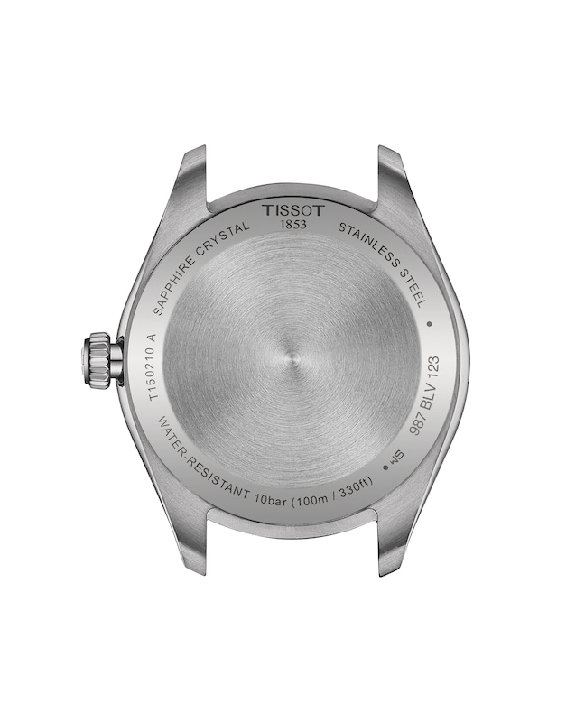 Tissot PR 100 Men's Light Blue Dial & Stainless Steel Bracelet Watch