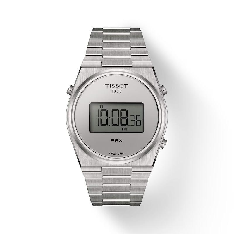 Tissot PRX 40mm Digital Dial & Stainless Steel Bracelet Watch