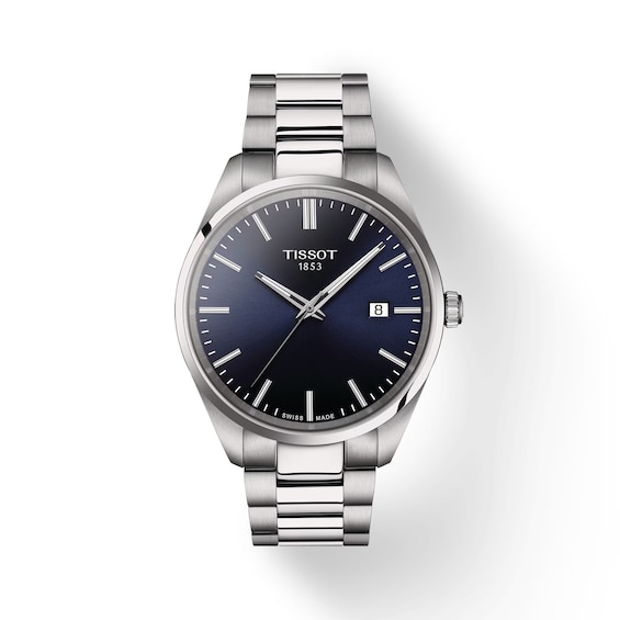 Tissot PR 100 Men’s Blue Dial & Stainless Steel Bracelet Watch