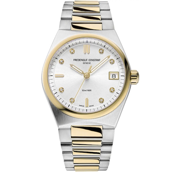 Frederique Constant Highlife Womens Diamond and Two Tone Bra