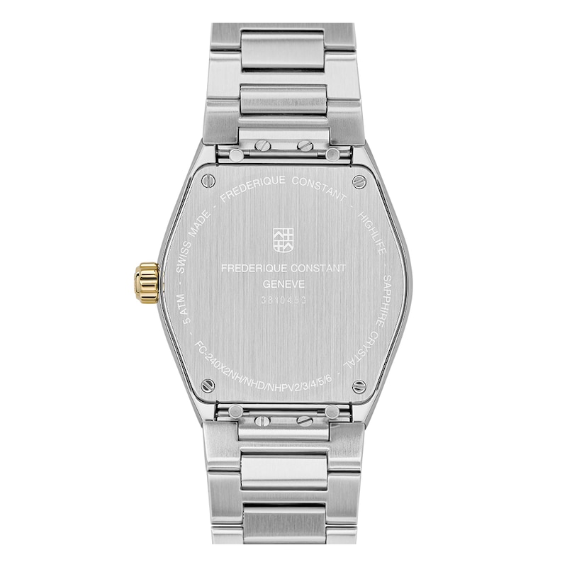 Main Image 3 of Frederique Constant Highlife Ladies' Diamond & Two Tone Bracelet Watch